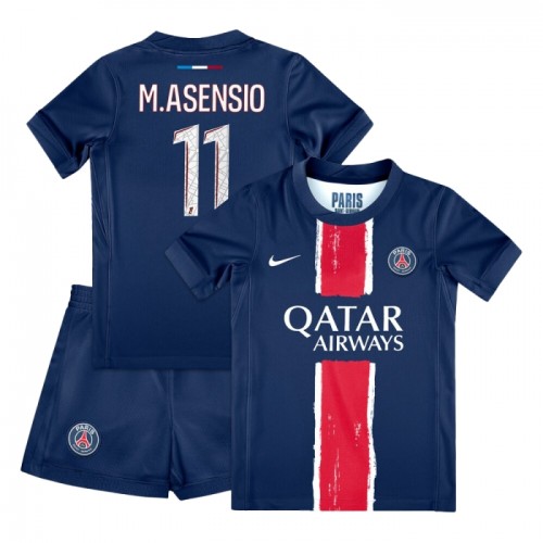Ensemble Maillot Paris Saint-Germain Marco Asensio 11 Domicile 2024-25 Enfant Ensemble Maillot Paris Saint-Germain Marco Asensio 11 Domicile 2024-25 Enfant